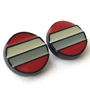 Vintage Totally 80’s Pierced Earrings